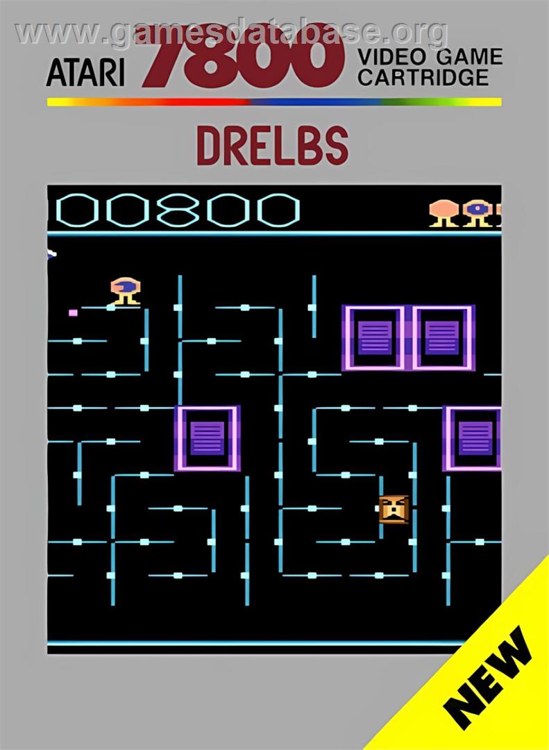 Drelbs - Atari 7800 - Artwork - Box