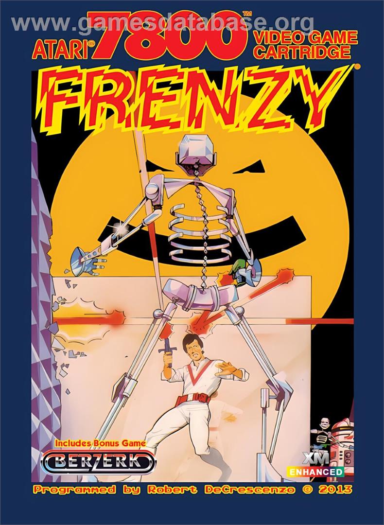 Frenzy - Atari 7800 - Artwork - Box