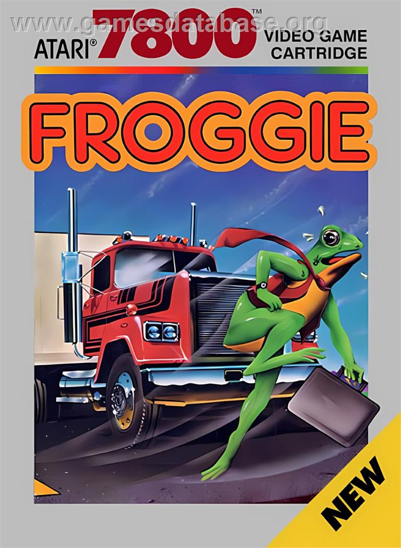 Froggie - Atari 7800 - Artwork - Box