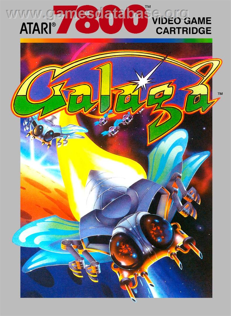 Galaga - Atari 7800 - Artwork - Box