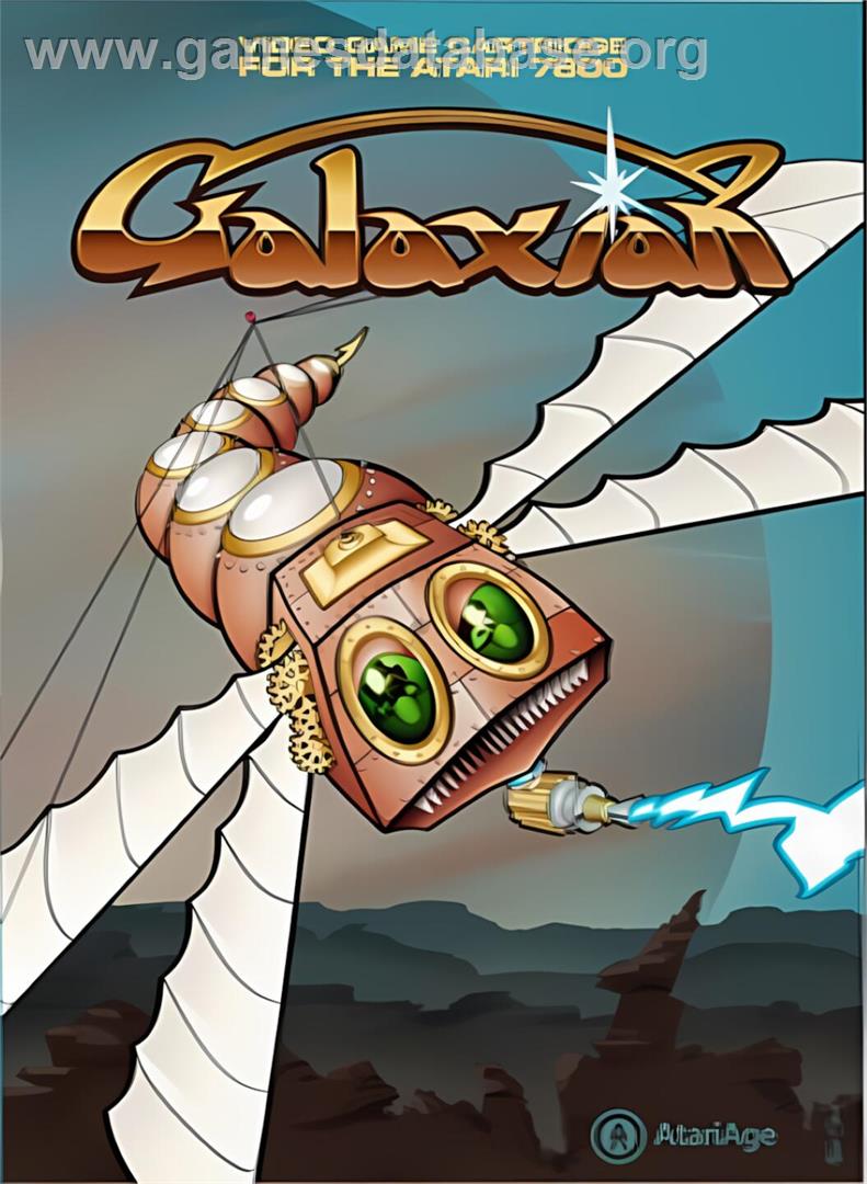 Galaxian - Atari 7800 - Artwork - Box