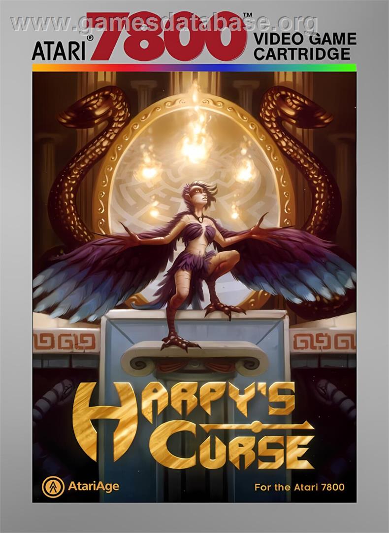 Harpy's Curse - Atari 7800 - Artwork - Box