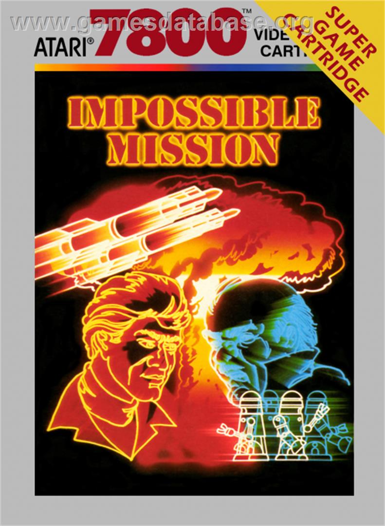 Impossible Mission - Atari 7800 - Artwork - Box