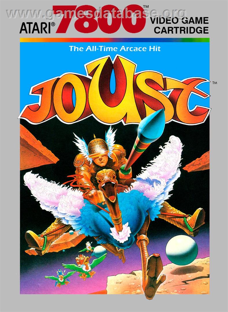 Joust - Atari 7800 - Artwork - Box