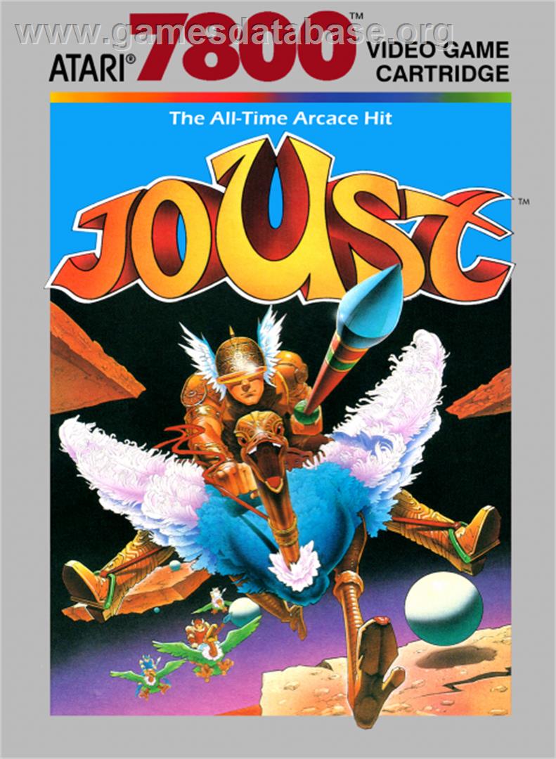 Joust - Atari 7800 - Artwork - Box