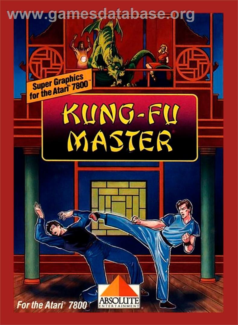 Kung-Fu Master - Atari 7800 - Artwork - Box