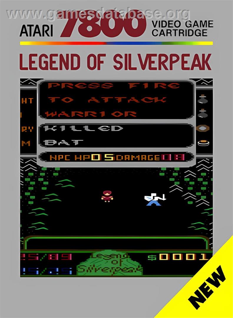 Legend Of Silverpeak - Atari 7800 - Artwork - Box