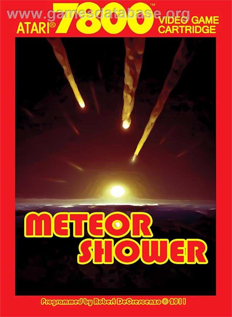 Meteor Shower - Atari 7800 - Artwork - Box