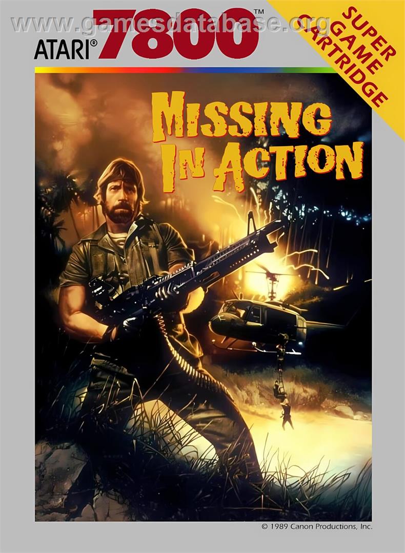 Missing In Action - Atari 7800 - Artwork - Box