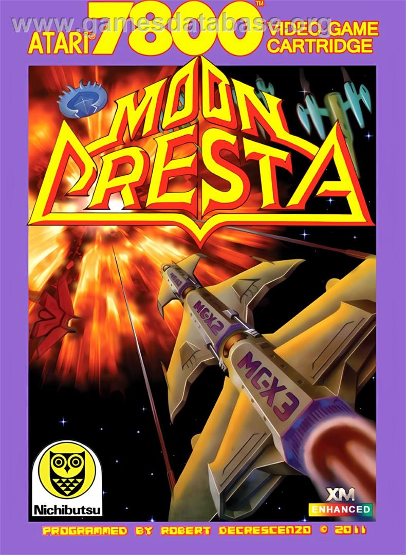 Moon Cresta - Atari 7800 - Artwork - Box