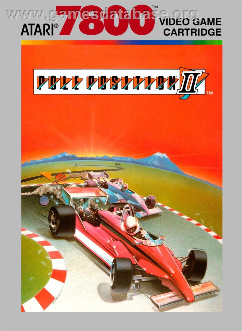 Pole Position 2 - Atari 7800 - Artwork - Box