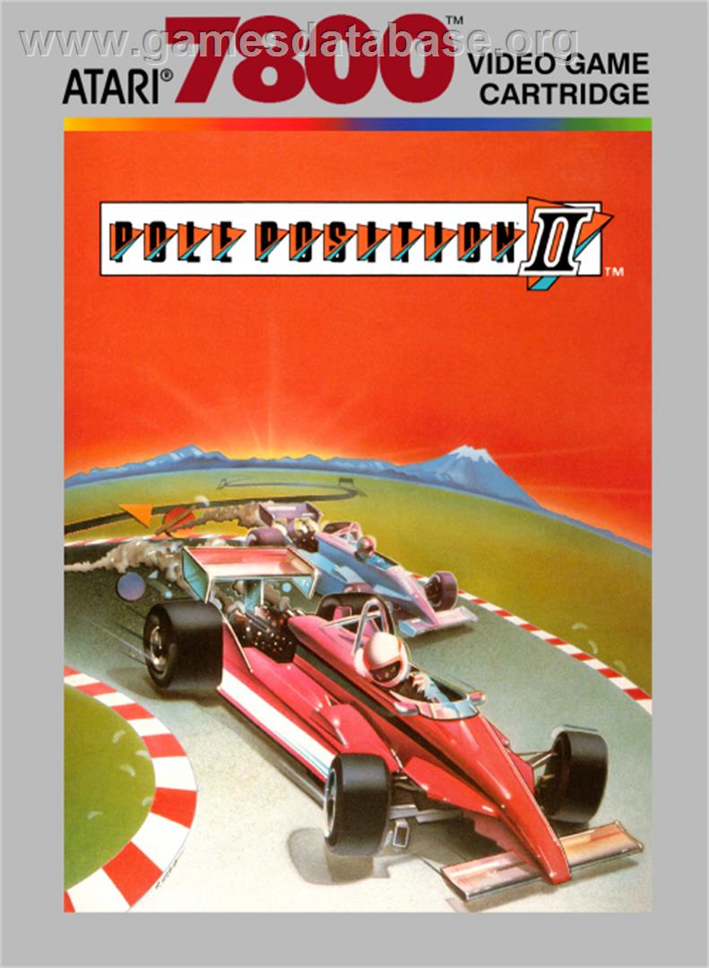 Pole Position II - Atari 7800 - Artwork - Box