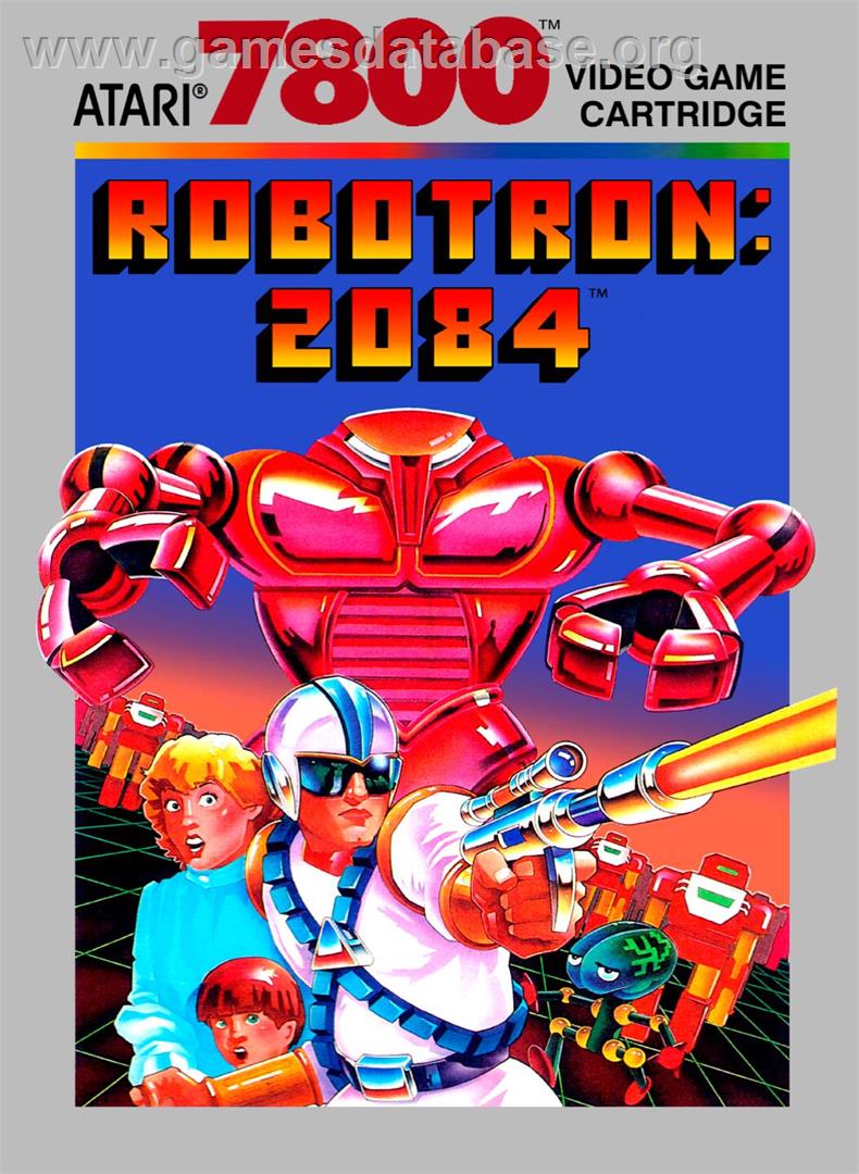 Robotron - 2084 - Atari 7800 - Artwork - Box