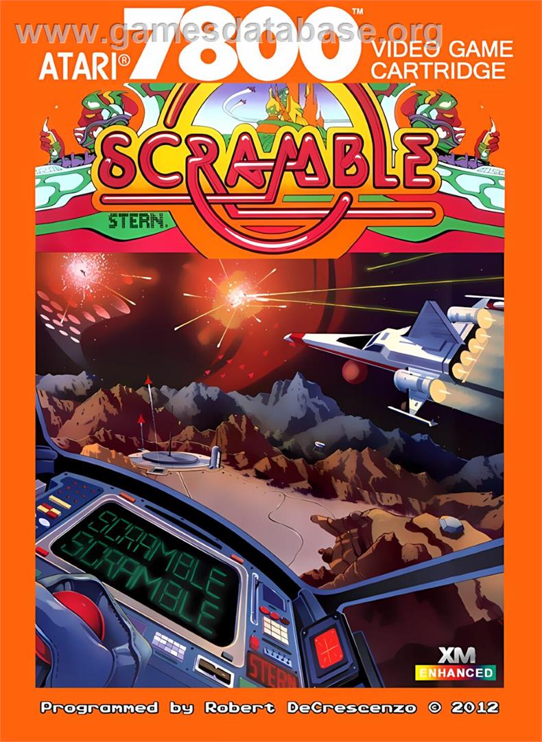 Scramble - Atari 7800 - Artwork - Box