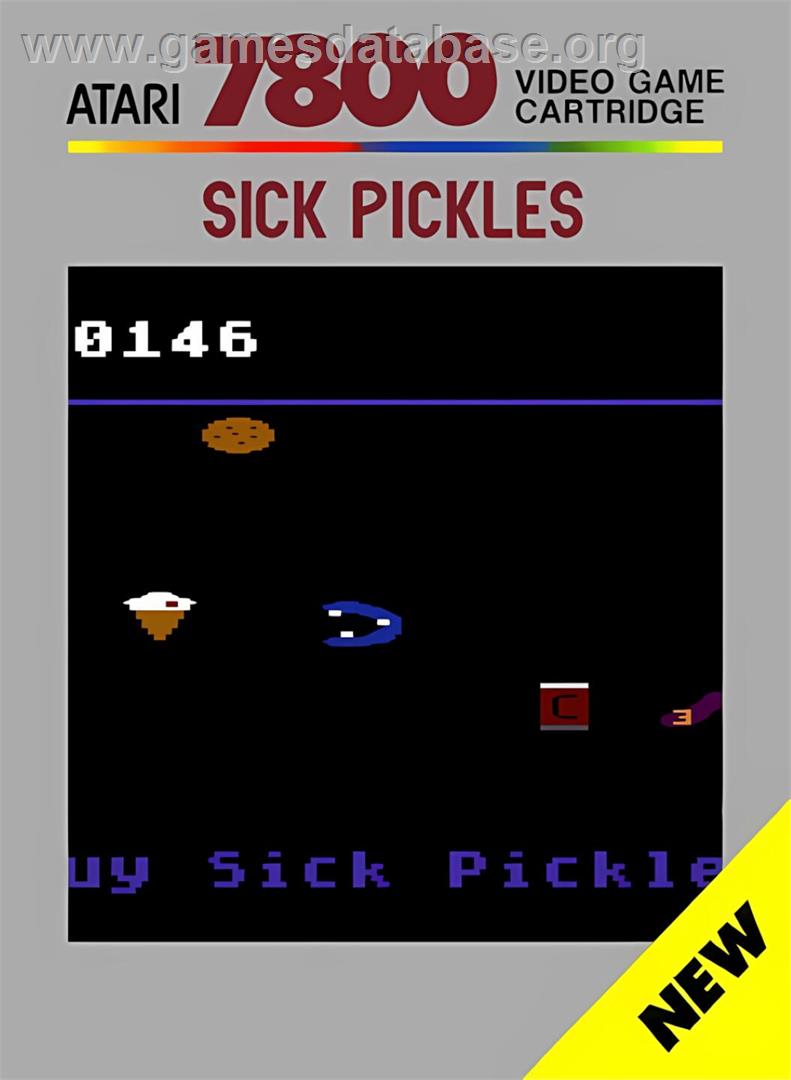Sick Pickles - Atari 7800 - Artwork - Box