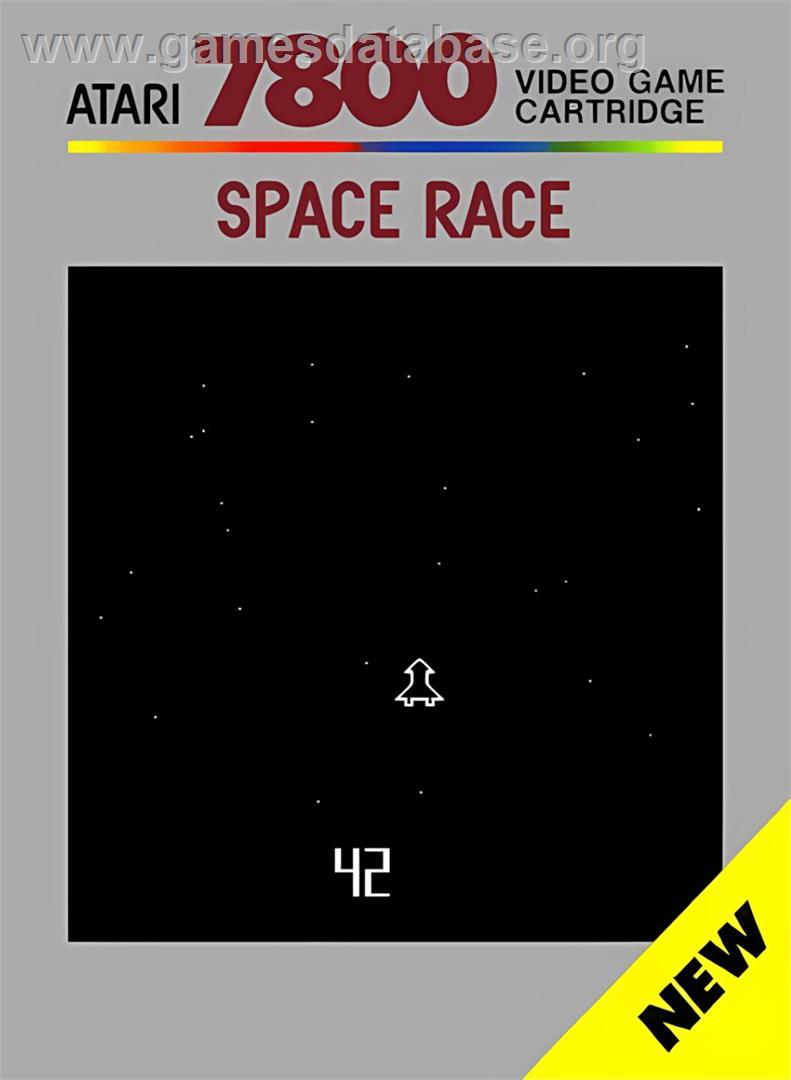 Space Race - Atari 7800 - Artwork - Box