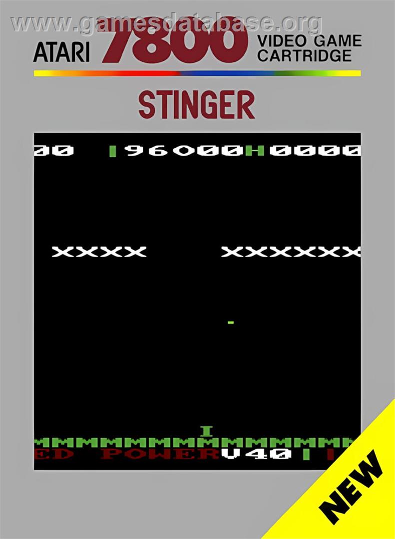 Stinger - Atari 7800 - Artwork - Box