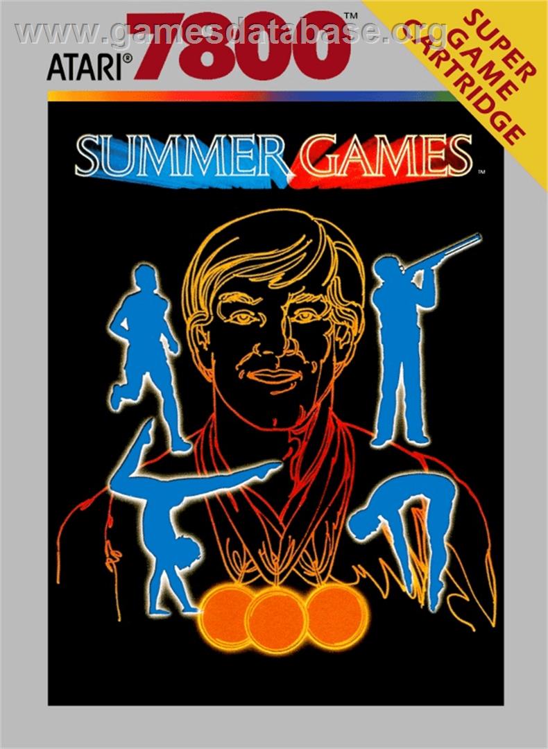 Summer Games - Atari 7800 - Artwork - Box