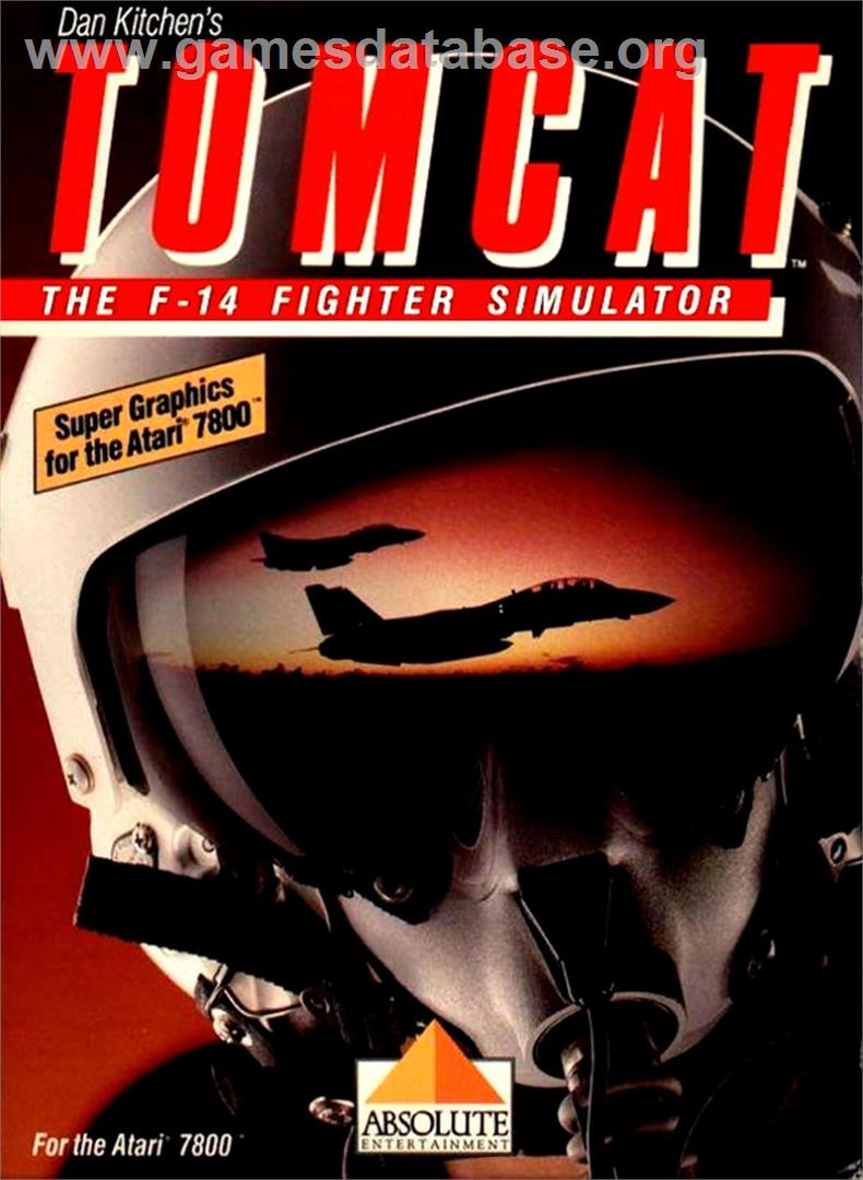 Tomcat - The F-14 Fighter Simulator - Atari 7800 - Artwork - Box