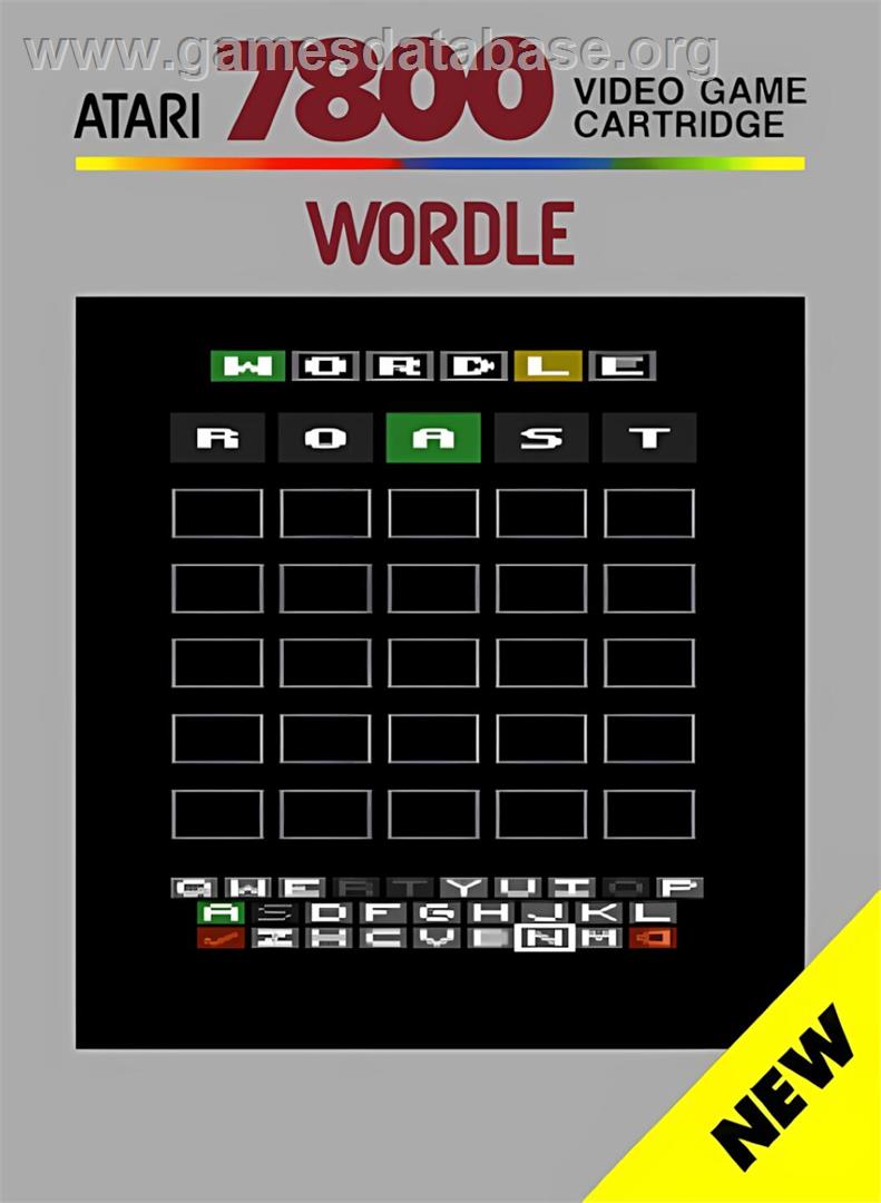 Wordle - Atari 7800 - Artwork - Box