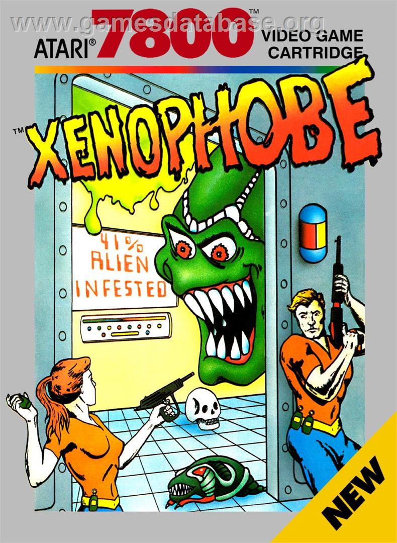 Xenophobe - Atari 7800 - Artwork - Box