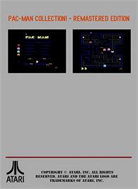 Box back cover for Pac-Man Collection! - Remastered Edition on the Atari 7800.