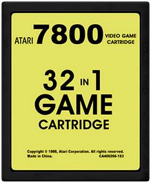 Cartridge artwork for 32 In 1 Game Cartridge on the Atari 7800.