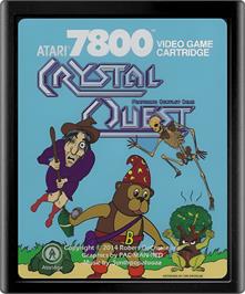 Cartridge artwork for Bentley Bear's Crystal Quest on the Atari 7800.