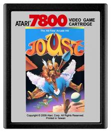 Cartridge artwork for Joust on the Atari 7800.