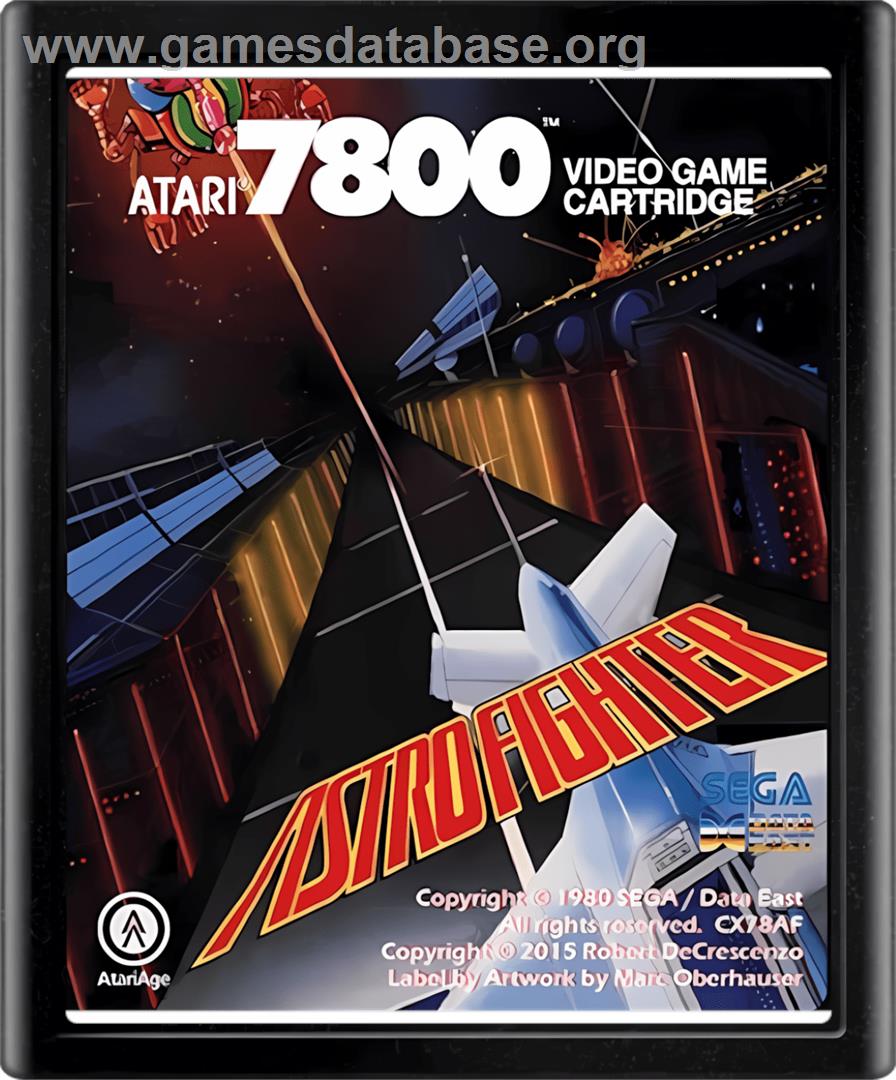Astro Fighter - Atari 7800 - Artwork - Cartridge