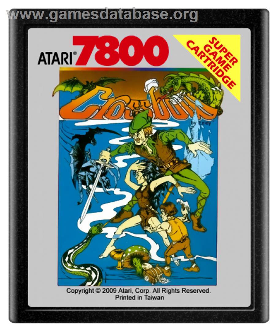 Crossbow - Atari 7800 - Artwork - Cartridge