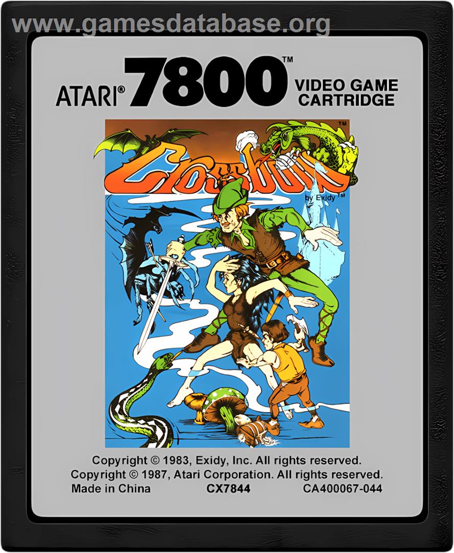 Crossbow - Atari 7800 - Artwork - Cartridge