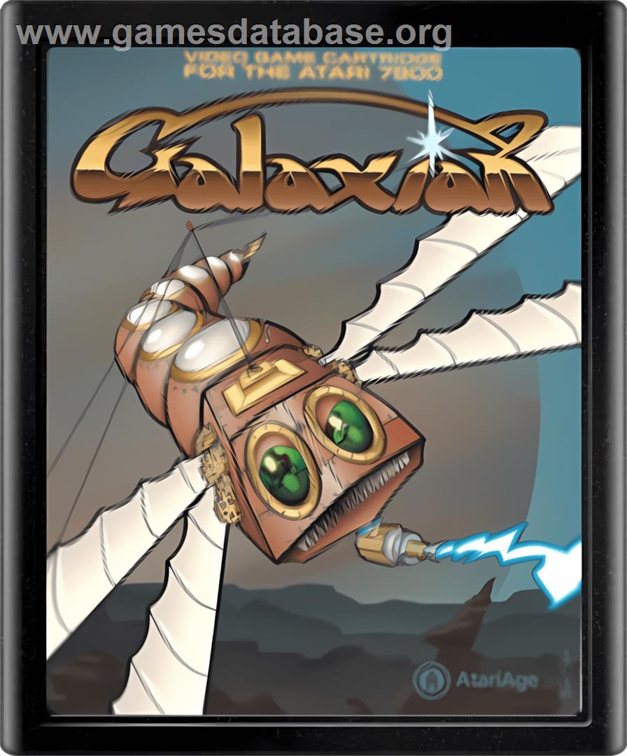 Galaxian - Atari 7800 - Artwork - Cartridge