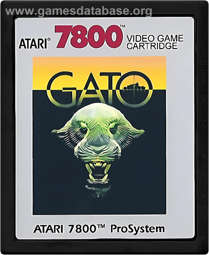 Gato - Atari 7800 - Artwork - Cartridge