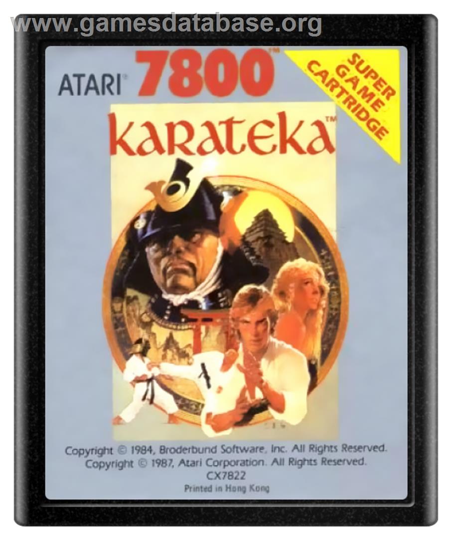 Karateka - Atari 7800 - Artwork - Cartridge