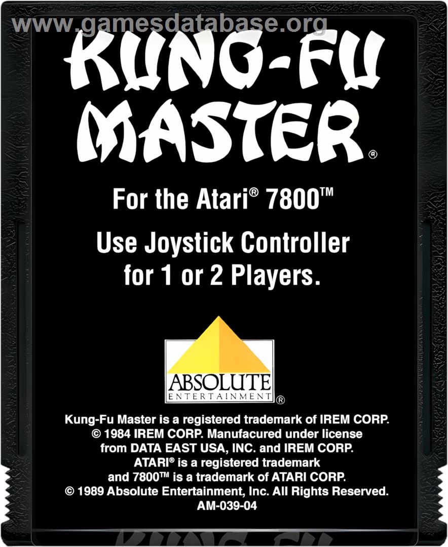 Kung-Fu Master - Atari 7800 - Artwork - Cartridge