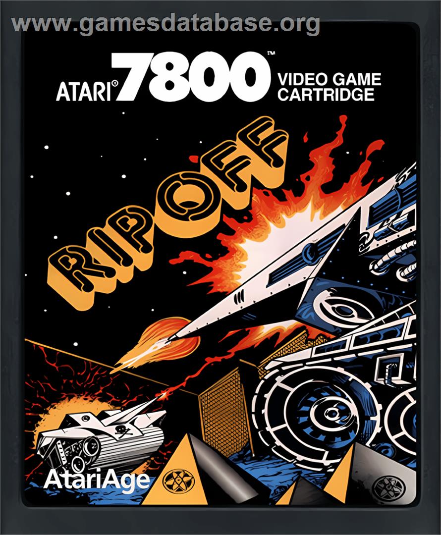 Rip-Off - Atari 7800 - Artwork - Cartridge