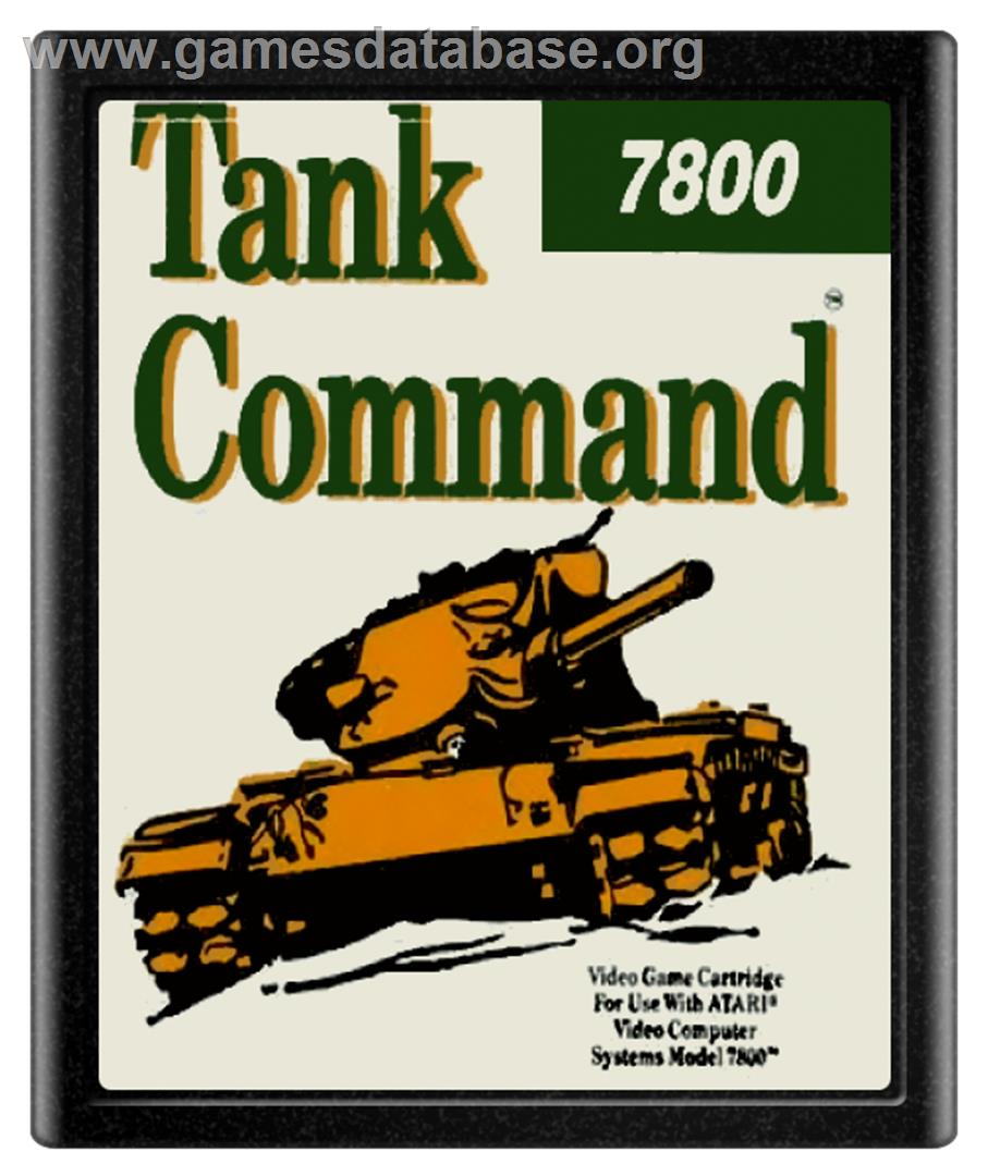 Tank Command - Atari 7800 - Artwork - Cartridge