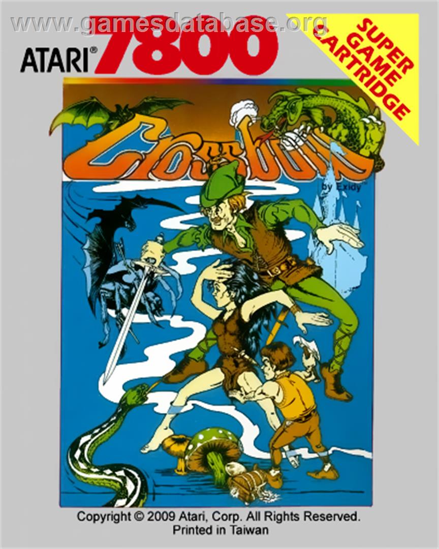 Crossbow - Atari 7800 - Artwork - Cartridge Top