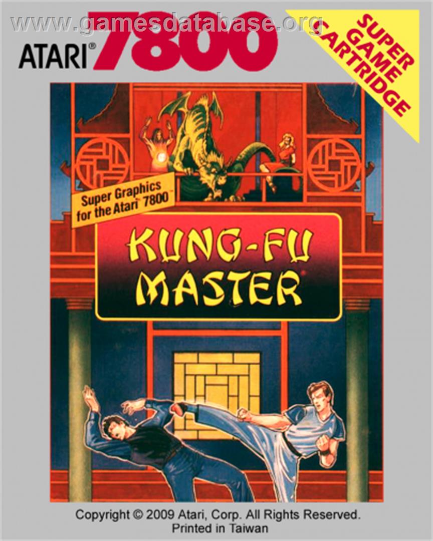 Kung-Fu Master - Atari 7800 - Artwork - Cartridge Top