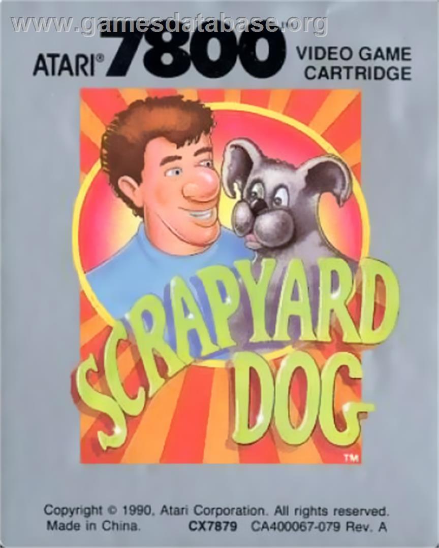 Scrapyard Dog - Atari 7800 - Artwork - Cartridge Top