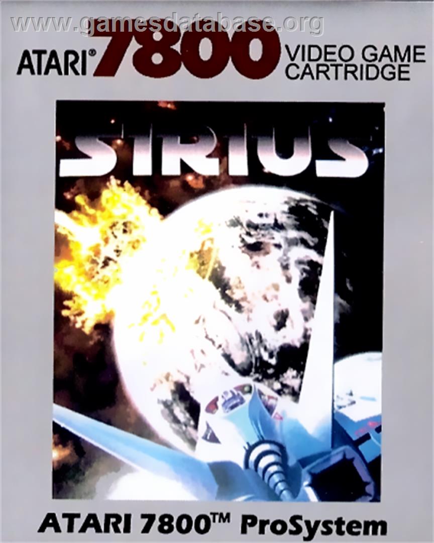 Sirius - Atari 7800 - Artwork - Cartridge Top