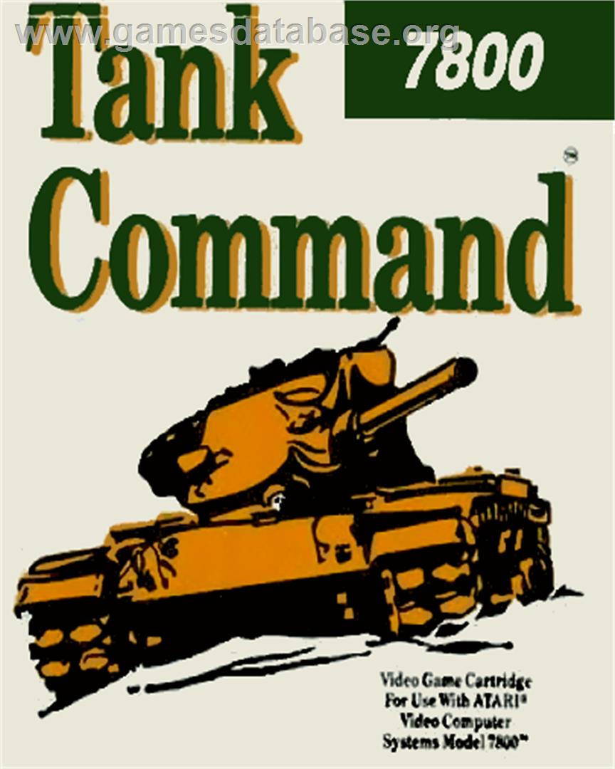 Tank Command - Atari 7800 - Artwork - Cartridge Top