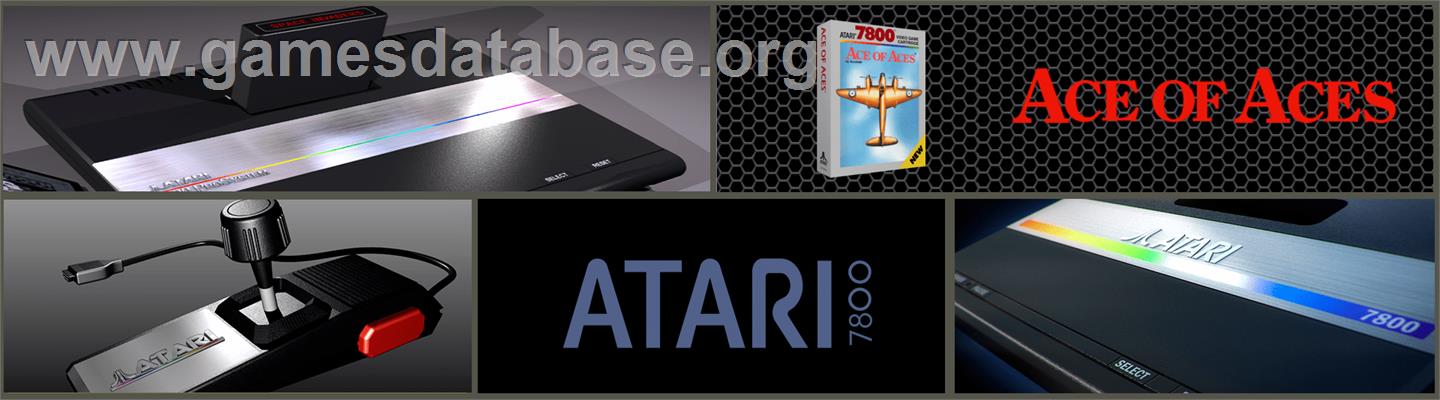 Ace of Aces - Atari 7800 - Artwork - Marquee
