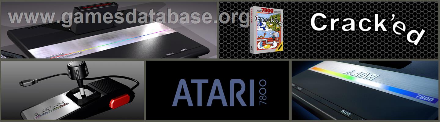 Crack'ed - Atari 7800 - Artwork - Marquee