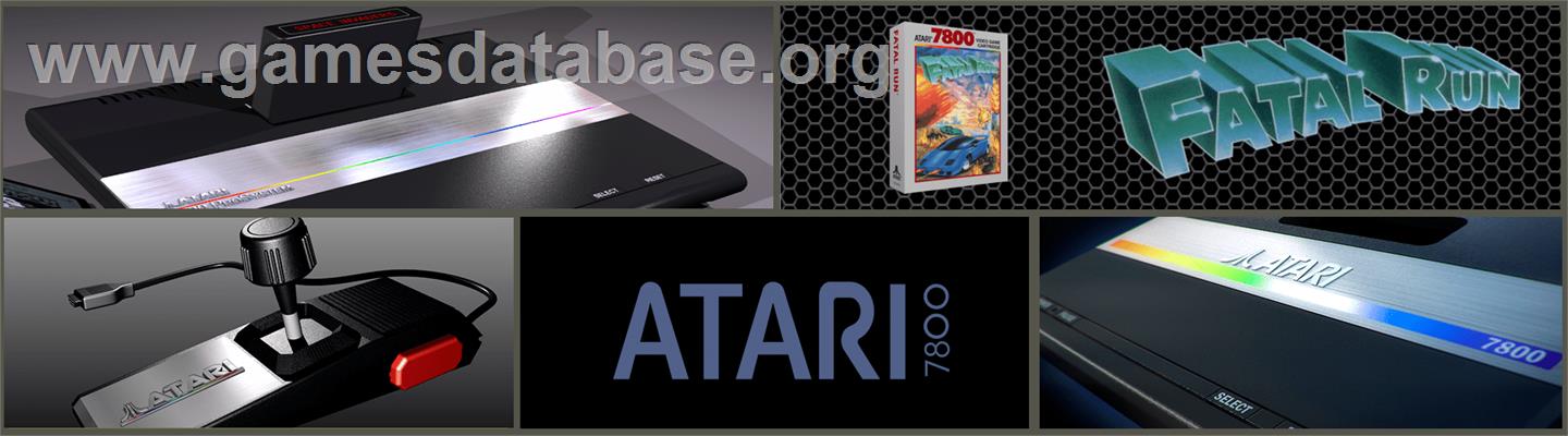 Fatal Run - Atari 7800 - Artwork - Marquee