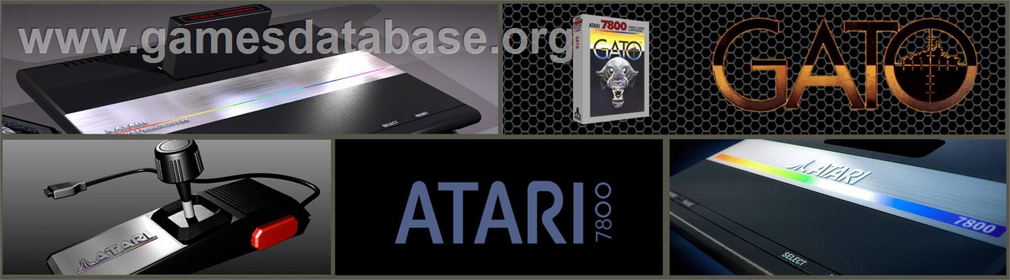 Gato - Atari 7800 - Artwork - Marquee