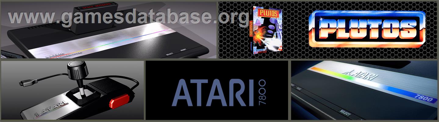 Plutos - Atari 7800 - Artwork - Marquee