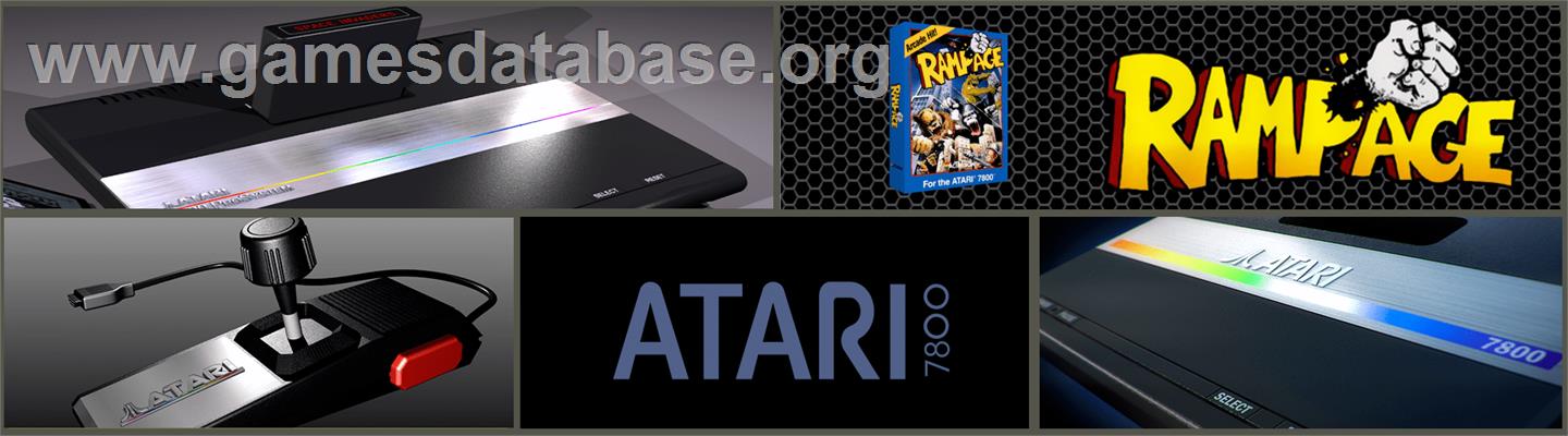 Rampart - Atari 7800 - Artwork - Marquee