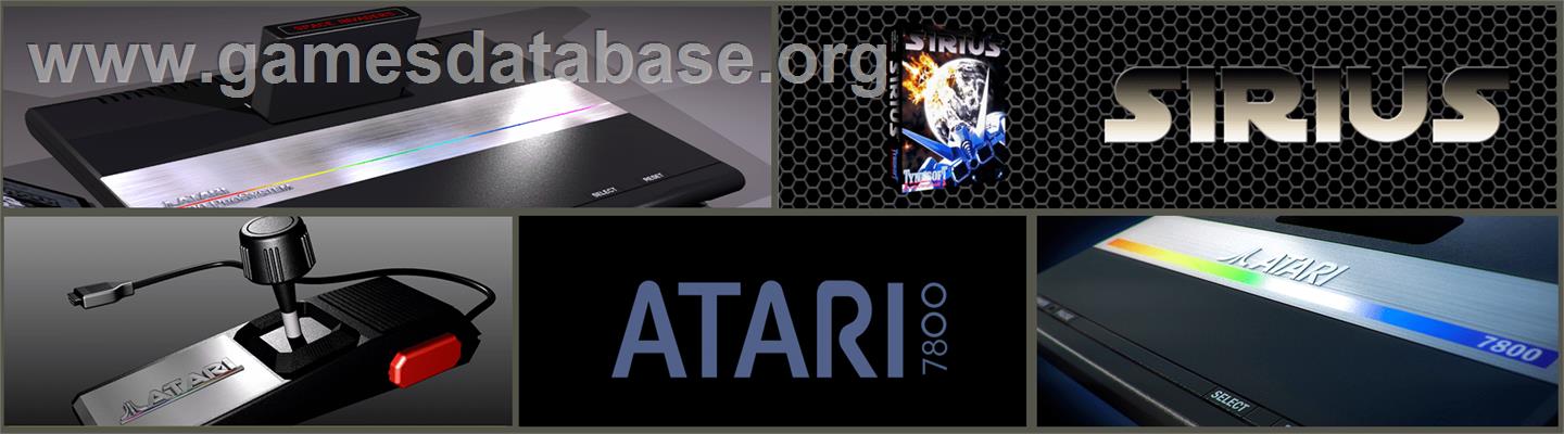Sirius - Atari 7800 - Artwork - Marquee